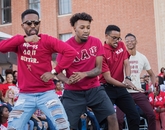These guys from Kappa Alpha Psi showed that they had all the right moves. These guys from Kappa Alpha Psi showed that they had all the right moves.